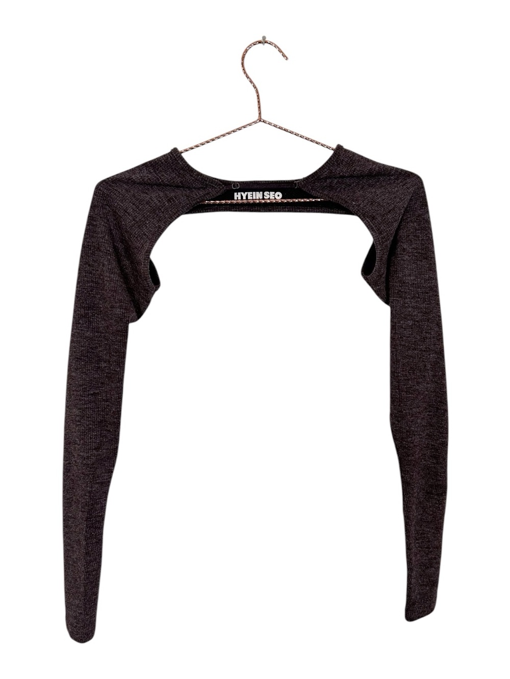 HYEIN SEO Bolero Cut Out Long Sleeves Brown
